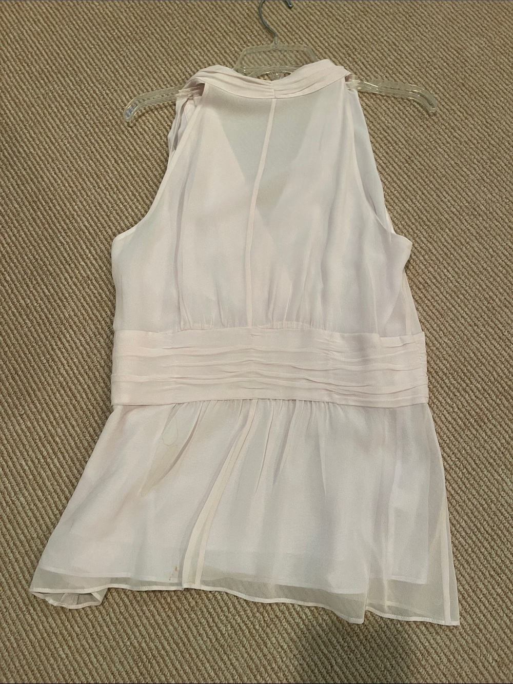 Banana Republic Pale lilac Sleeveless V-Neck Chiffon Camisole - Picture 8 of 10